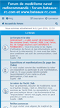 Mobile Screenshot of forum.bateaux-rc.com