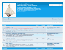 Tablet Screenshot of forum.bateaux-rc.com